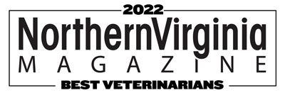2022 Spotsylvania Best Veterinarians Award NoVA magazine graphic